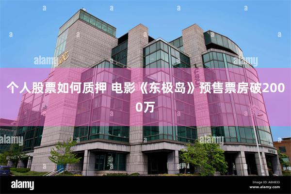 个人股票如何质押 电影《东极岛》预售票房破2000万