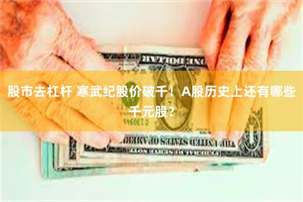 股市去杠杆 寒武纪股价破千！A股历史上还有哪些千元股？